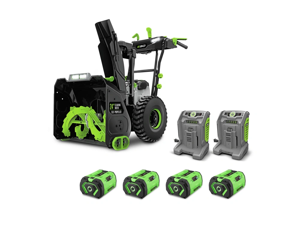 EGO Souffleuse 24'' ( 4 X G3 10.0 Ah + 2 X Charg. Turb.) Souffleuse 24'' ( 4 X G3 10.0 Ah + 2 X Charg. Turb.) SNT2406-4 alt