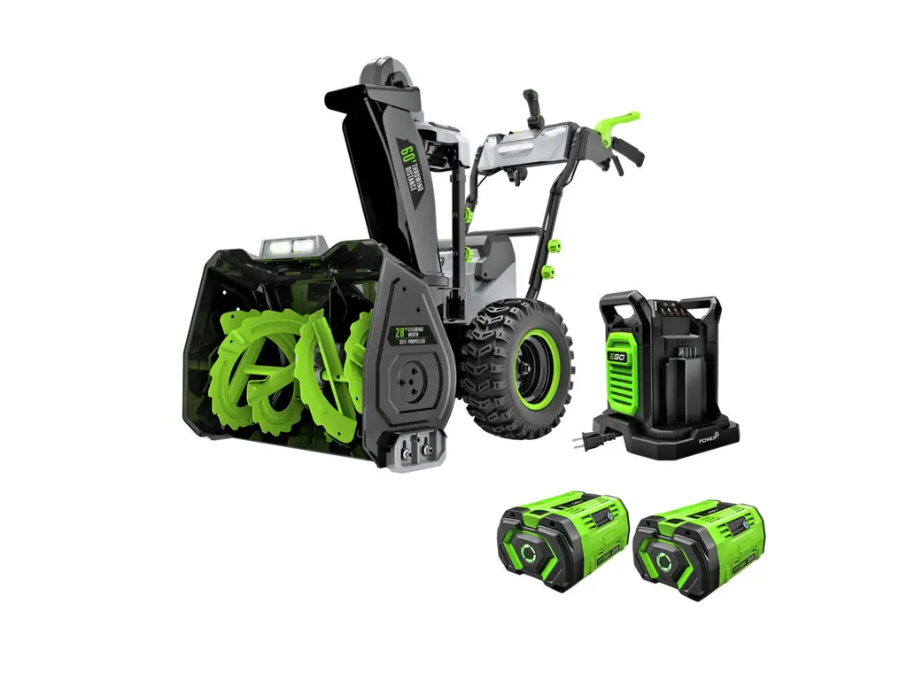 EGO 28″ Snow Blower (2 X 12 Ah G3 + Double Charger) SNT2807