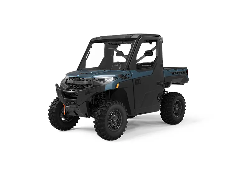 Polaris RANGER XP 1000 NorthStar Edition Premium avec pare-brise fixe Bleu ardoise fumé métallisé 2025