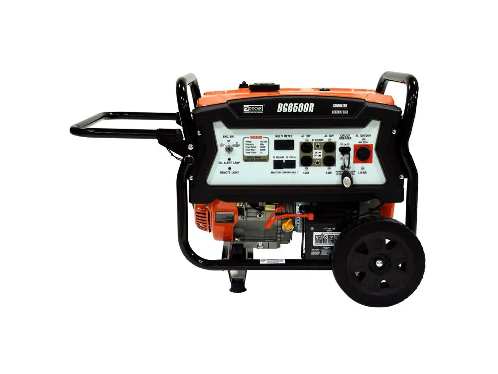 Ducar Génératrices 6500W - 13HP Démarreur à distance