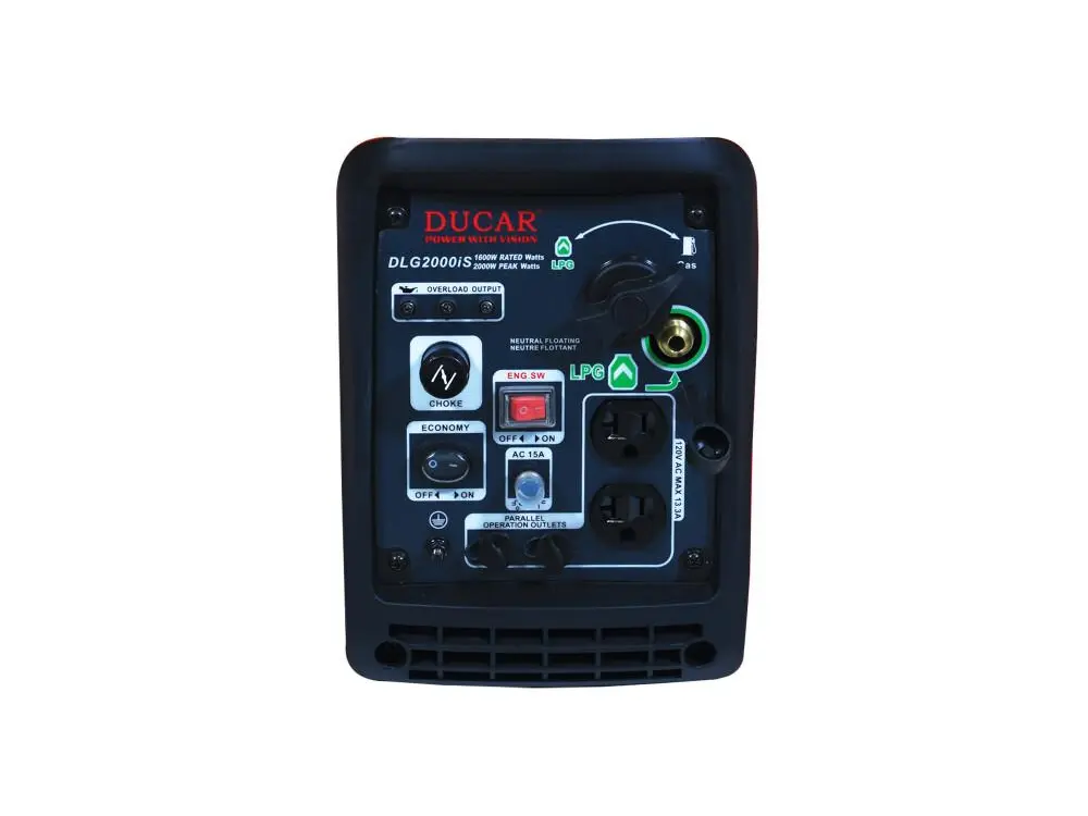 Ducar Génératrices 2000W (Dual Fuel: Propane et essence)