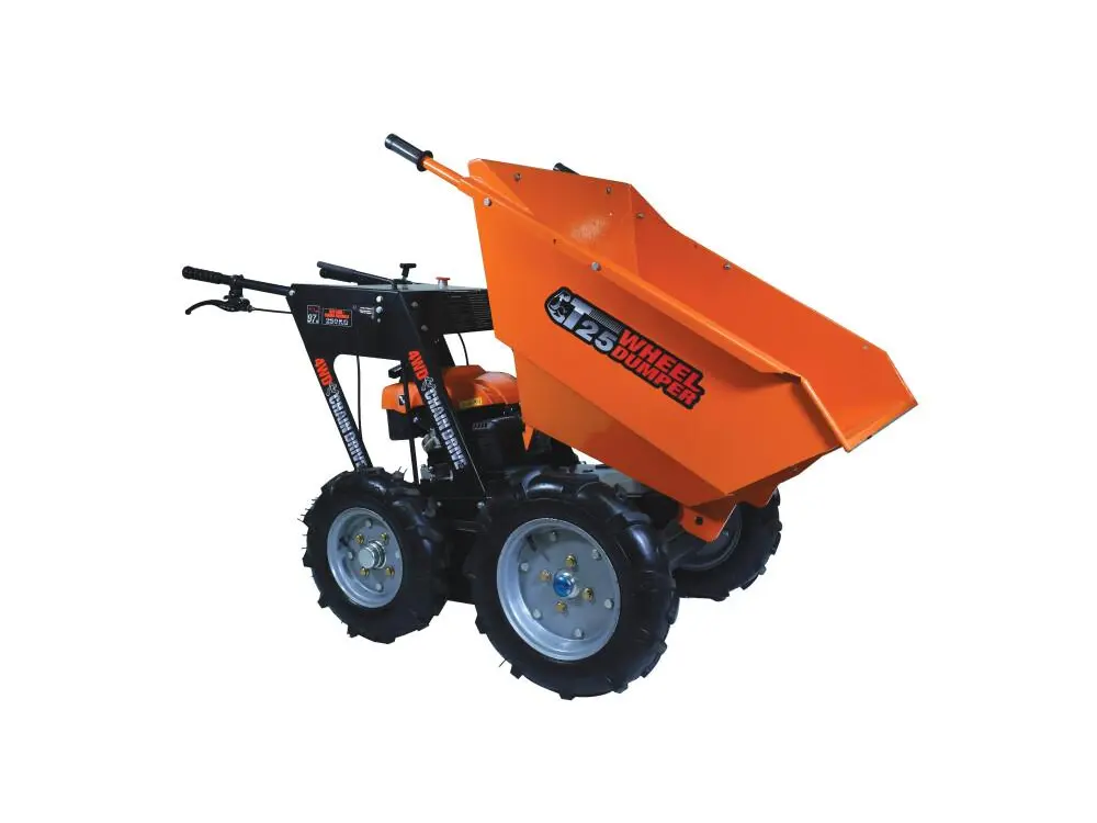 Ducar Motorized Wheel Barrow T25 Motorized wheelbarrow W/Tow hitch & Bin extension