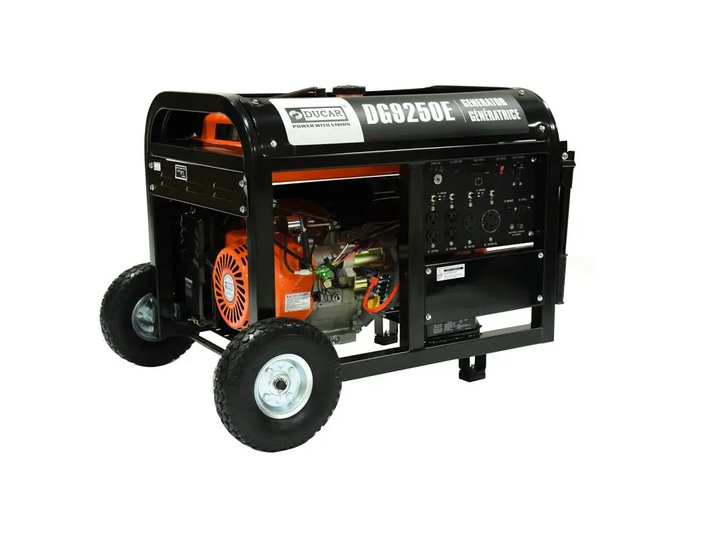 Ducar Génératrices 9250W - 15HP "Tube de cadre carré"