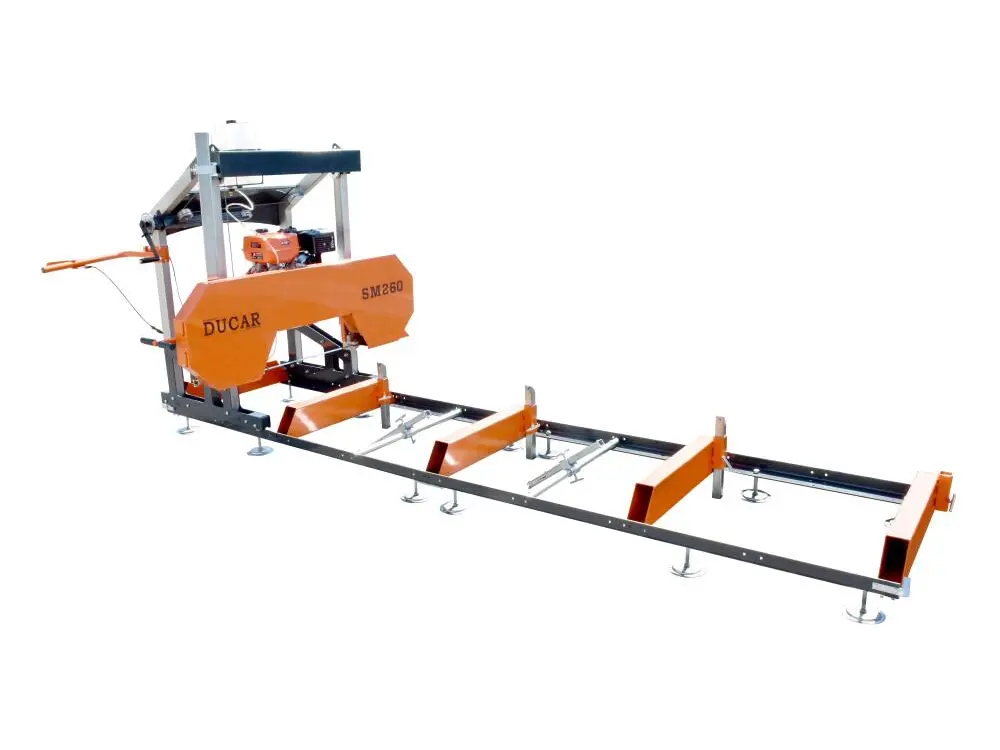 Ducar Portable Sawmills 26″ Portable sawmill – 13HP W/2 Meter extension