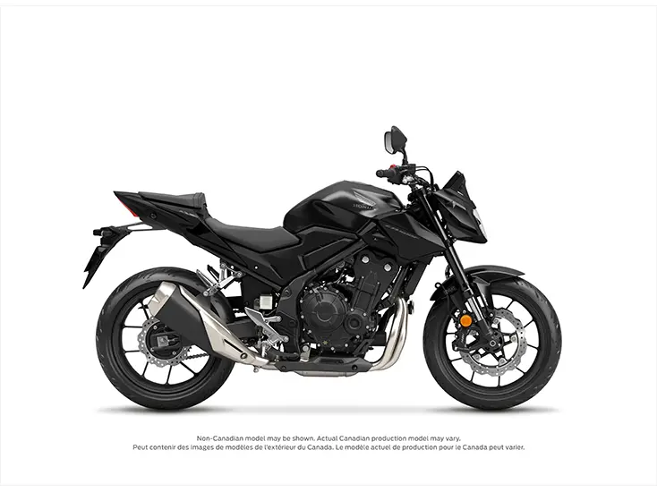 Honda CB500F Noir ballistic mat métallisé 2025