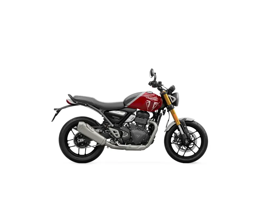 2024 Triumph Speed 400 Carnival Red / Storm Grey