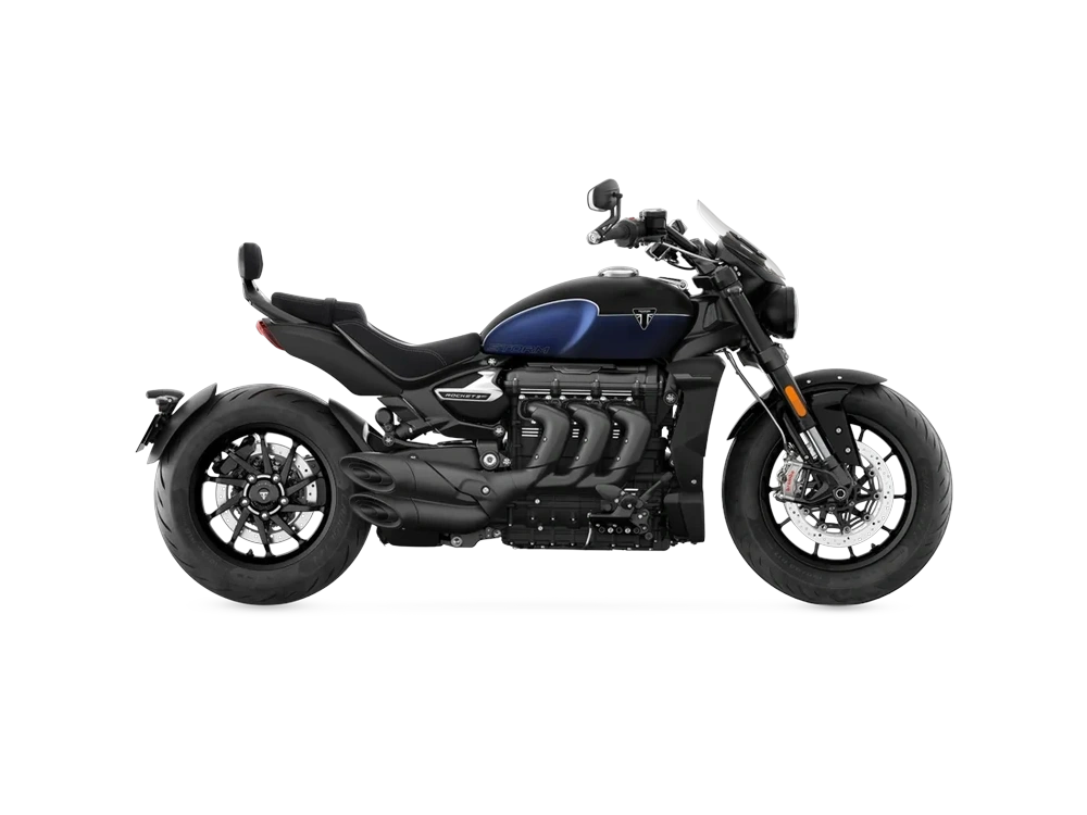 2024 Triumph New Rocket 3 Storm Gt New Rocket 3 Storm Gt Matte Sapphire Black and Satin Pacific Blue alt