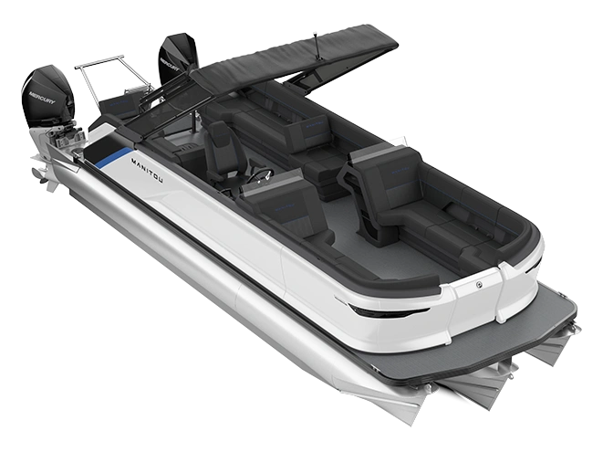 2024 Manitou Explore Dual Engine Explore 24 Switchback Dual Engine Carbon Blue / Great White alt