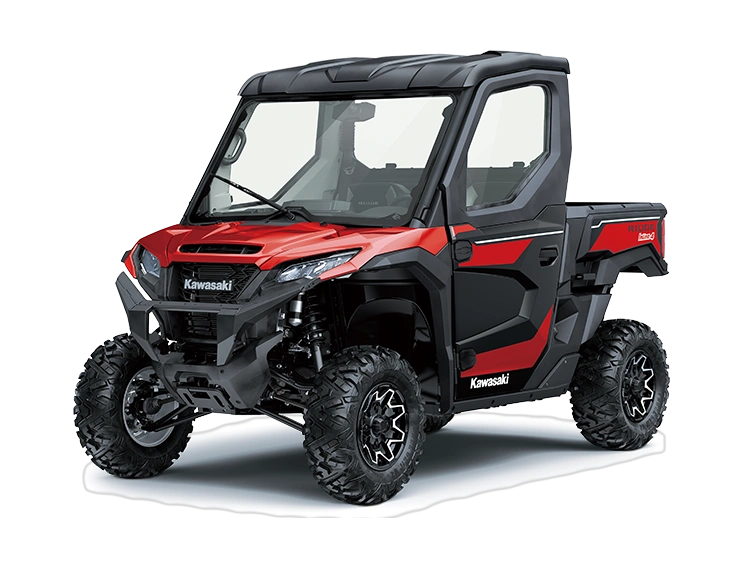 2024 Kawasaki RIDGE RIDGE HVAC Candy Persimmon Red alt