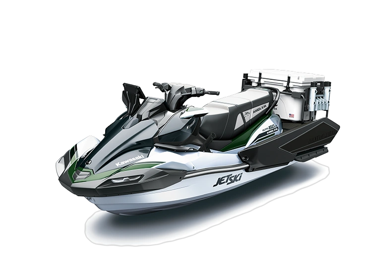 2025 Kawasaki JET SKI ULTRA 160LX-S ANGLER JET SKI ULTRA 160LX-S ANGLER Crystal White / Timberline Green alt