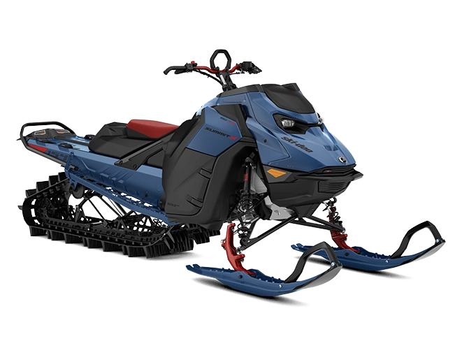 2025 Ski-Doo Summit Summit X Dusty Navy and Black 850 E-TEC Turbo R