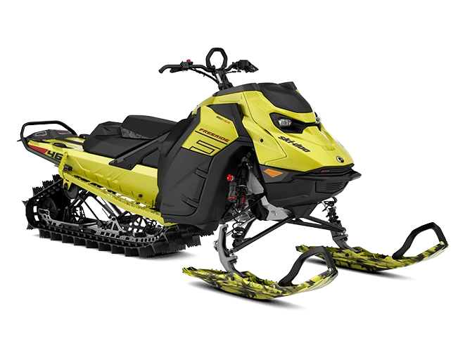 2025 Ski-Doo Freeride Freeride Flare Yellow and Black 850 E-TEC Turbo R