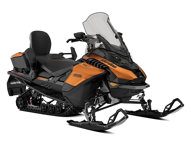 2025 Ski-Doo Grand Touring Grand Touring LE with Platinum Package Black and Orange Alloy 900 ACE Turbo R