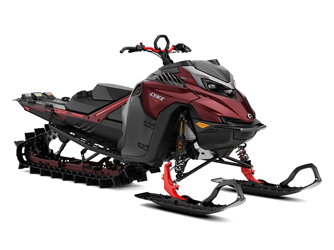 2025 Lynx Shredder Shredder DS Hot Chili Metallic / Black 850 E-TEC Turbo R