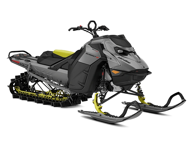 2025 Ski-Doo Summit Summit X Monument Grey and Black 850 E-TEC Turbo R