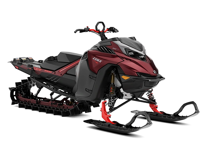 2025 Lynx Shredder Shredder DS Hot Chili Metallic / Black 850 E-TEC