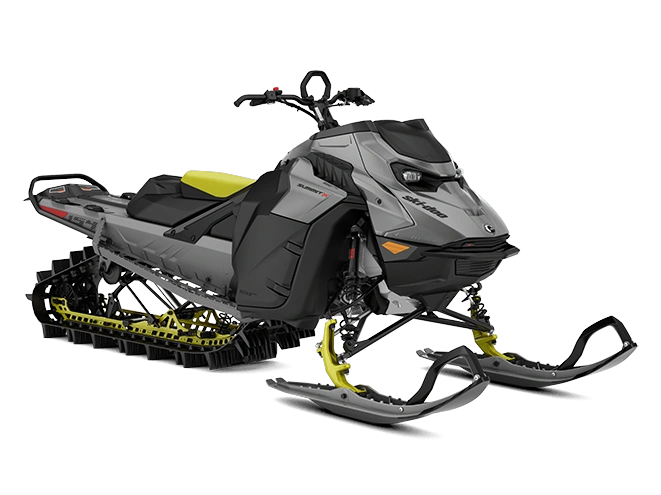 2025 Ski-Doo Summit Summit X Monument Grey and Black 850 E-TEC