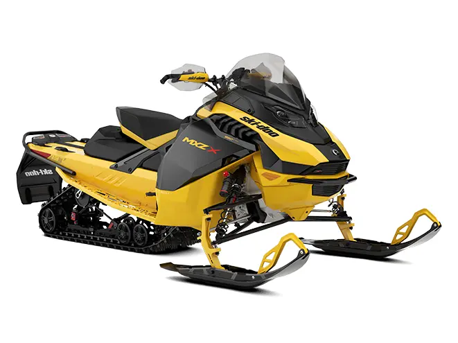 2025 Ski-Doo MXZ X 850 E-TEC Neo Yellow and Black