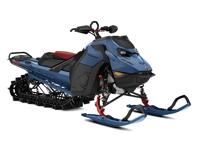 Ski-Doo Summit X avec ensemble Expert 850 E-TEC Turbo R Bleu cendré et Noir 2025