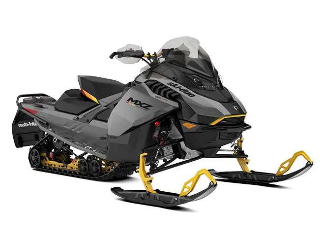 Ski-Doo MXZ Adrenaline avec ensemble Blizzard 600R E-TEC Gris monument et Noir 2025