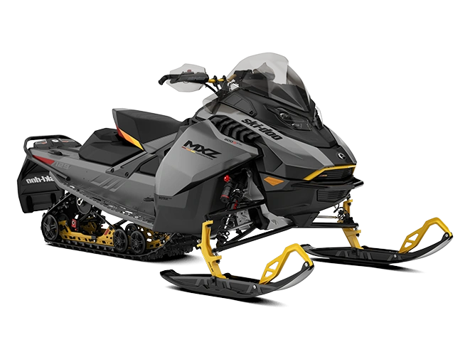 2025 Ski-Doo MXZ MXZ Adrenaline with Blizzard Package Monument Grey and Black 600R E-TEC