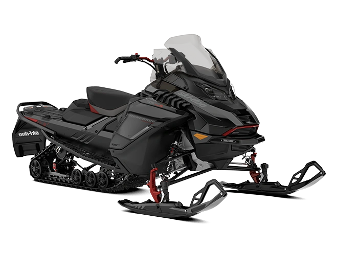 2025 Ski-Doo Renegade Renegade Adrenaline with Enduro Package Black and Spartan Red 900 ACE Turbo R