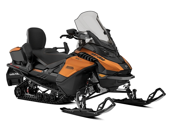 2025 Ski-Doo Grand Touring Grand Touring LE with Platinum Package Black and Orange Alloy 900 ACE Turbo