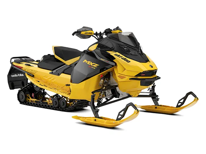 2025 Ski-Doo MXZ X-RS with Competition Package 850 E-TEC Turbo R Neo Yellow and Black