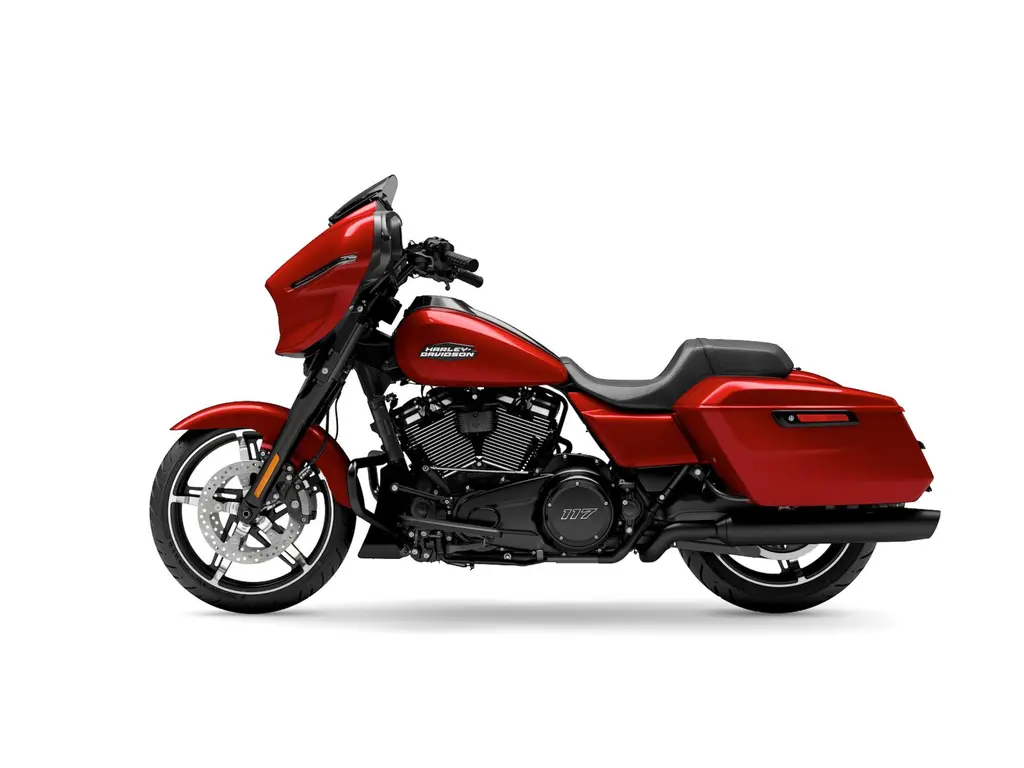 2025 Harley-Davidson Street Glide® Brilliant Red (Black Finish)