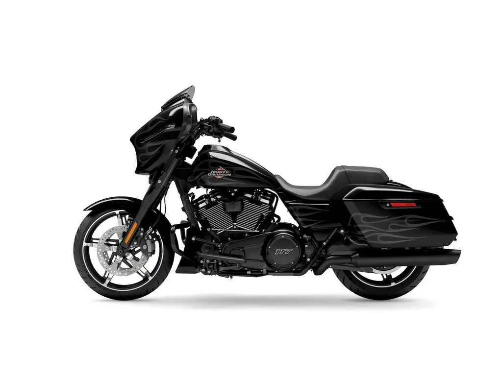 Harley-Davidson Street Glide® Midnight Firesorm (Garniture en noir) 2025