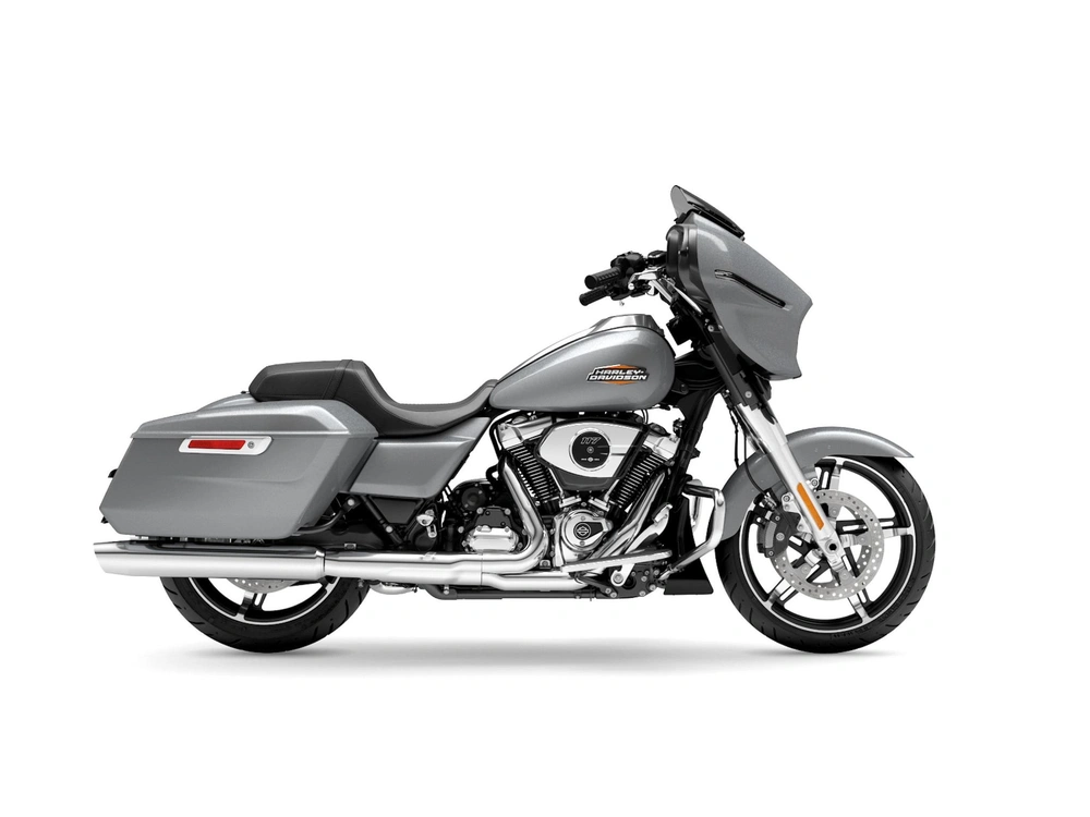 Harley-Davidson Street Glide® Street Glide® Atlas Silver Metallic (Garniture en chrome) 2025 alt