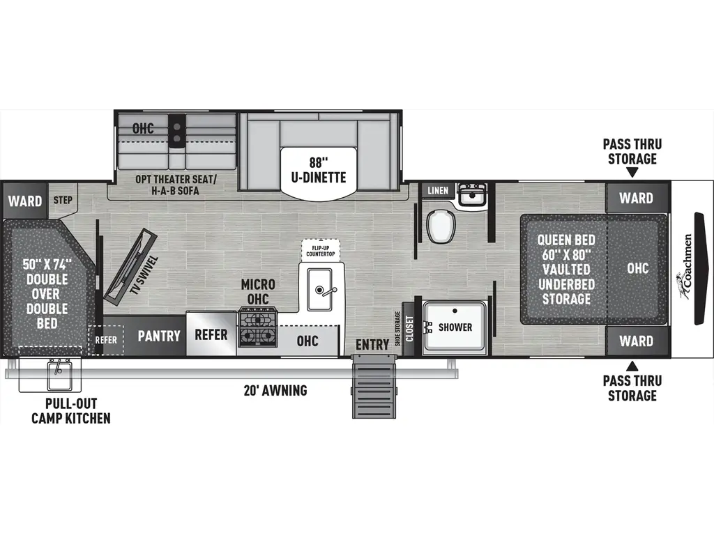 2025 Coachmen Freedom Express Ultra Lite 252RBS
