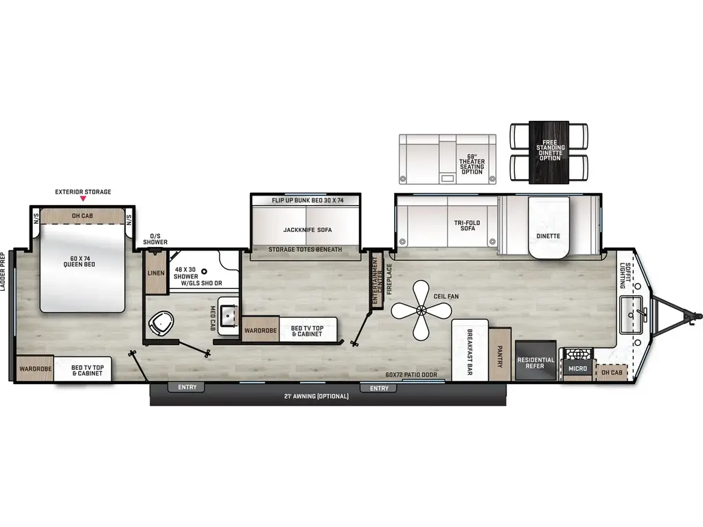 2025 Coachmen Catalina Destination Series 18RDL - DSO