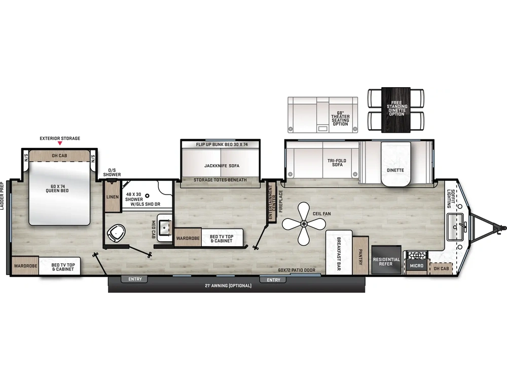 Coachmen Catalina Destination Series Catalina Destination Series 39FKTS - DSO 2025 alt