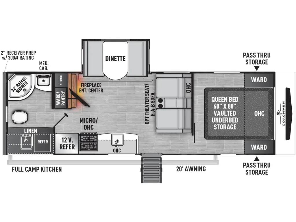2025 Coachmen Freedom Express Ultra Lite 22MLS