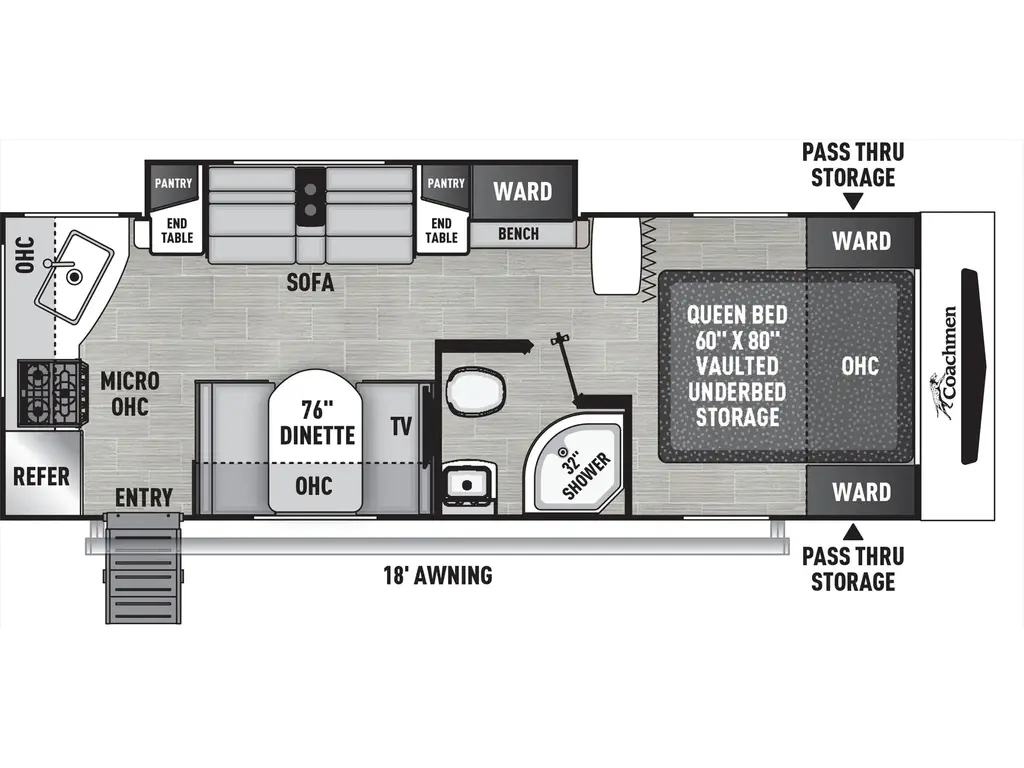 2025 Coachmen Freedom Express Ultra Lite 22MLS