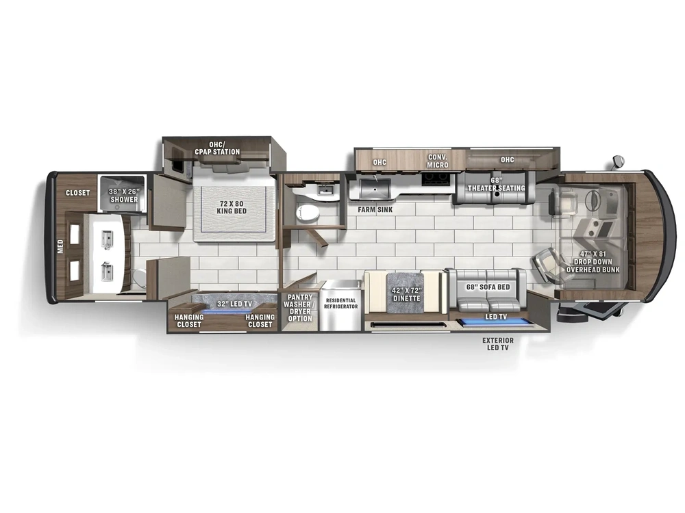 2025 Coachmen Sportscoach RD Sportscoach RD 411TS alt
