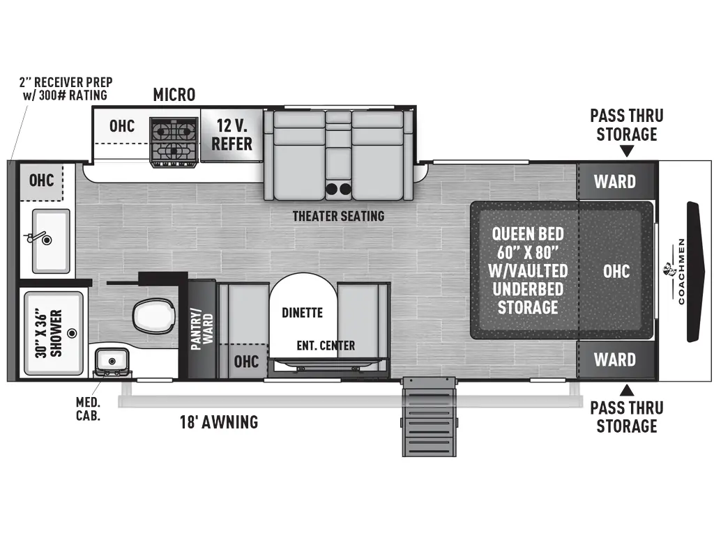 2025 Coachmen Freedom Express Ultra Lite 22MLS