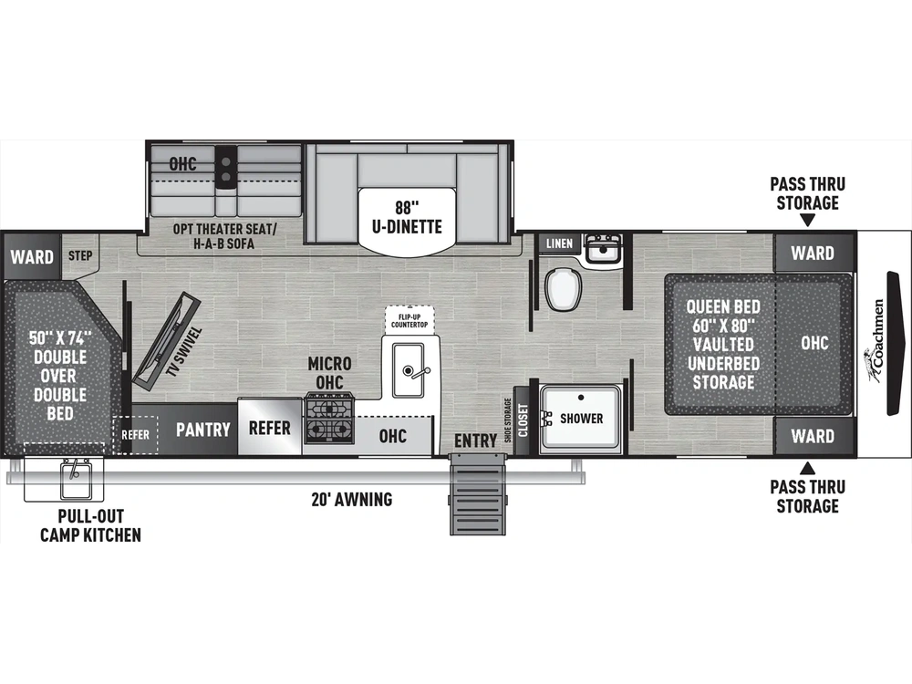 2025 Coachmen Freedom Express Ultra Lite Freedom Express Ultra Lite 294BHDS - DSO alt