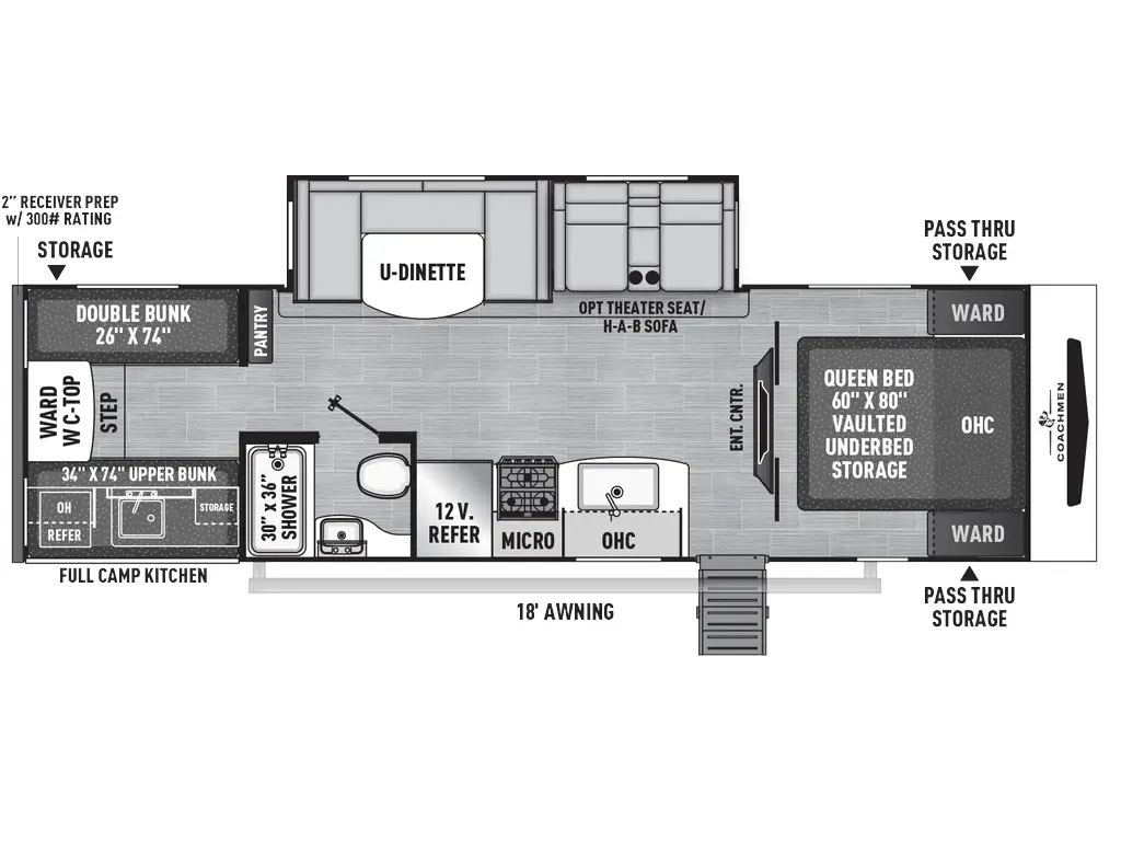 2025 Coachmen Freedom Express Ultra Lite 192RBS