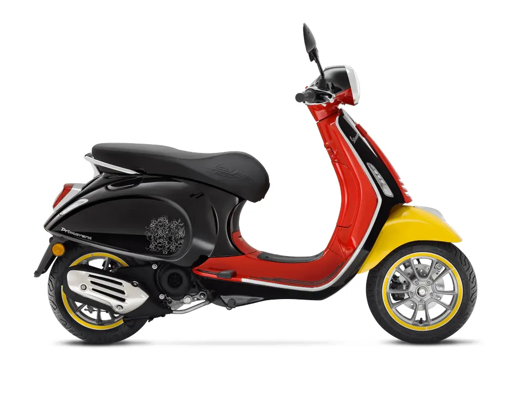 2025 Vespa Primavera 50 Disney Mickey Mouse Edition by Nero Disney Mickey Mouse Edition by Vespa