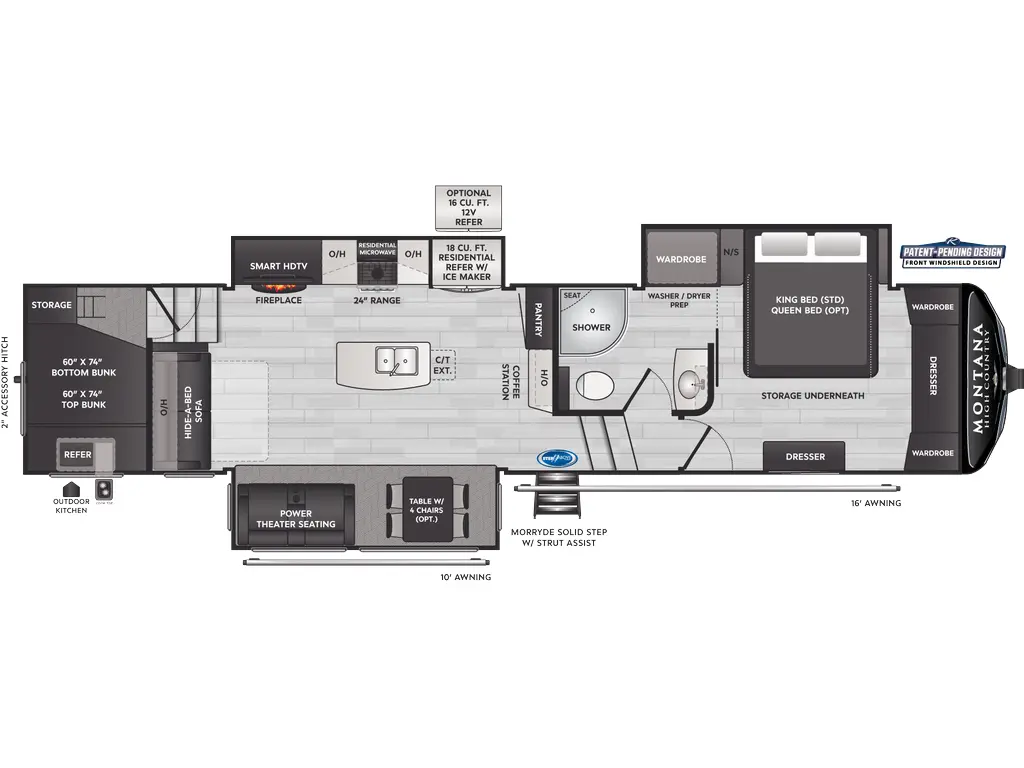 2025 Keystone RV Montana High Country 351BH