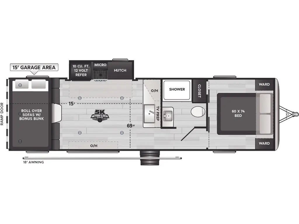 2025 Keystone RV Carbon Aluminum 30WFO