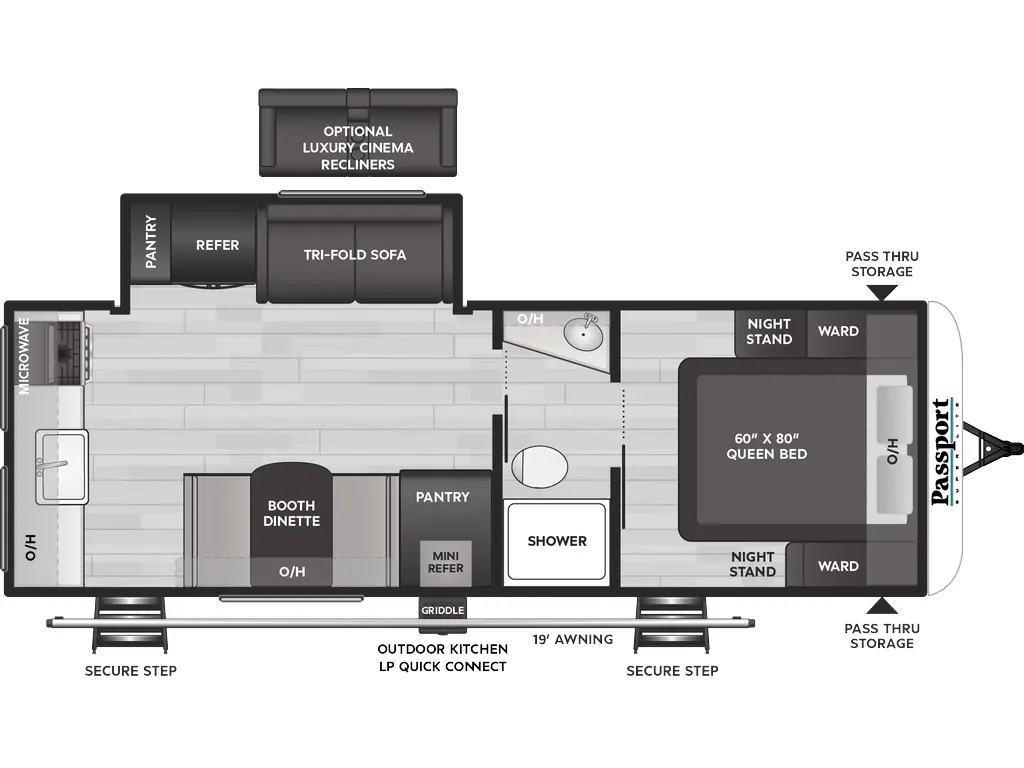 2025 Keystone RV Passport Super Lite 2450RK