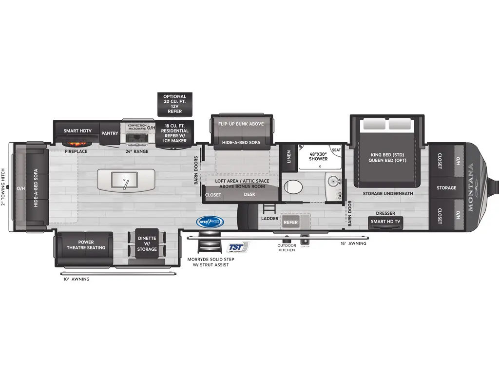 2025 Keystone RV Montana 3857BR