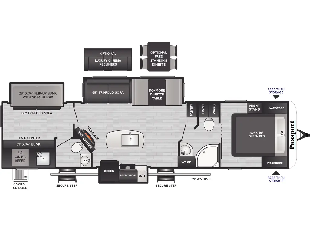 2025 Keystone RV Passport 3300BK
