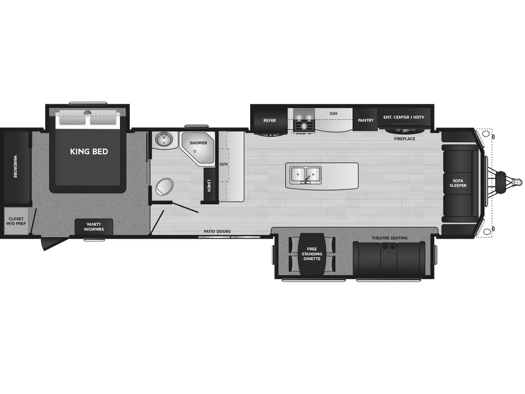 2025 Keystone RV Residence 401MKTS