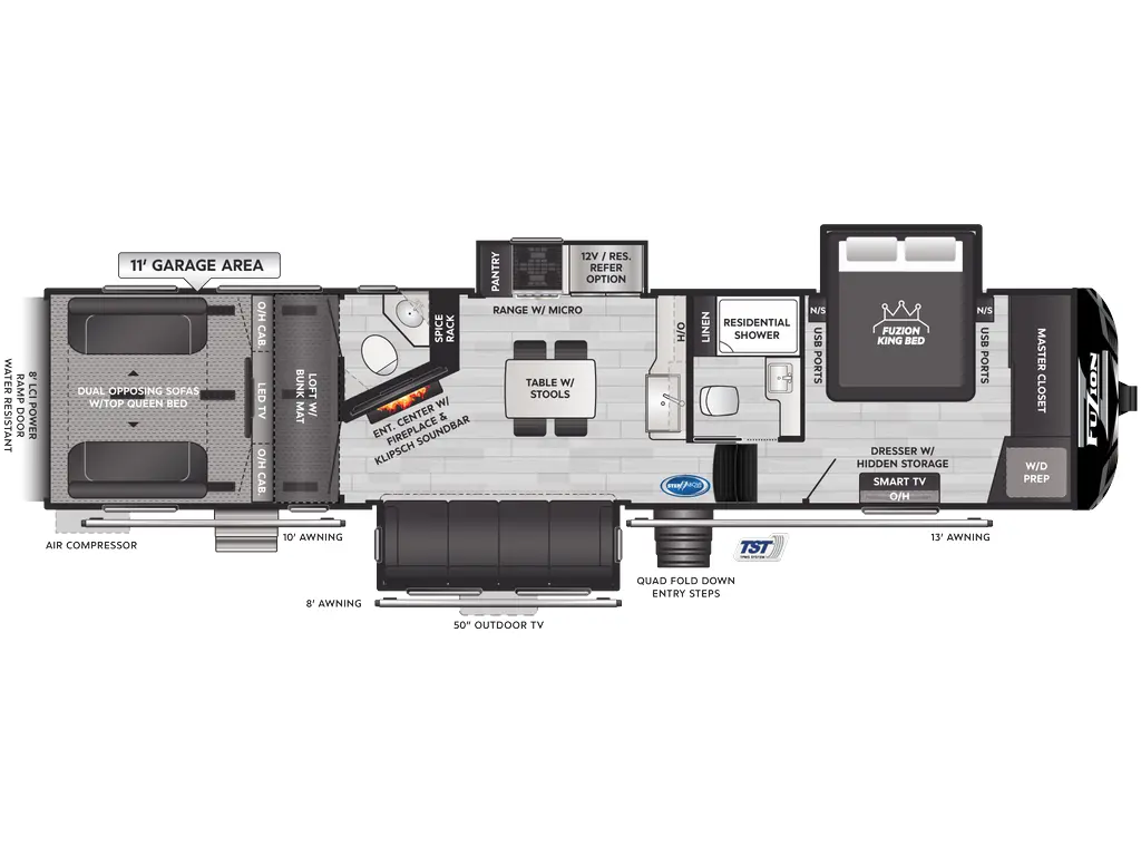 2025 Keystone RV Fuzion 373