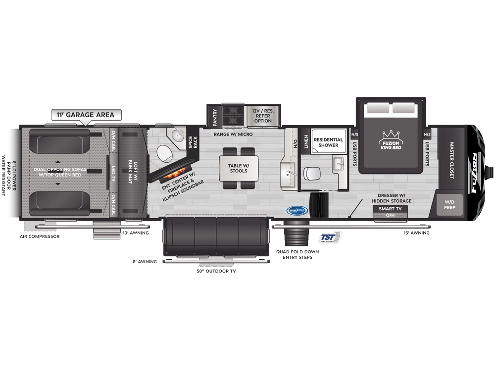 2025 Keystone RV Fuzion Fuzion 373 alt