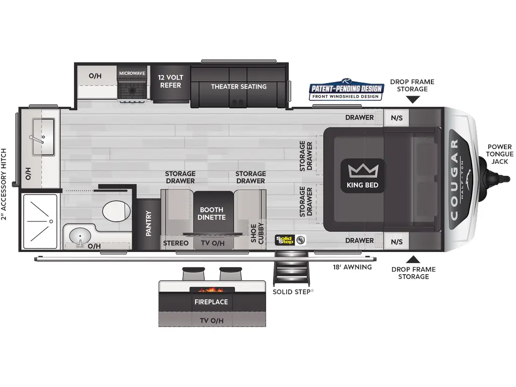 2025 Keystone RV Cougar Half-Ton 22MLS